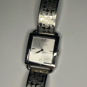 Coach Signature Silver Bracelet Watch